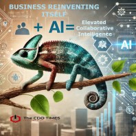 a-business-reinventing-itself-like-a-chameleon-with-AI.-The-scene-shows-a-chameleon-on-a-tree-branch