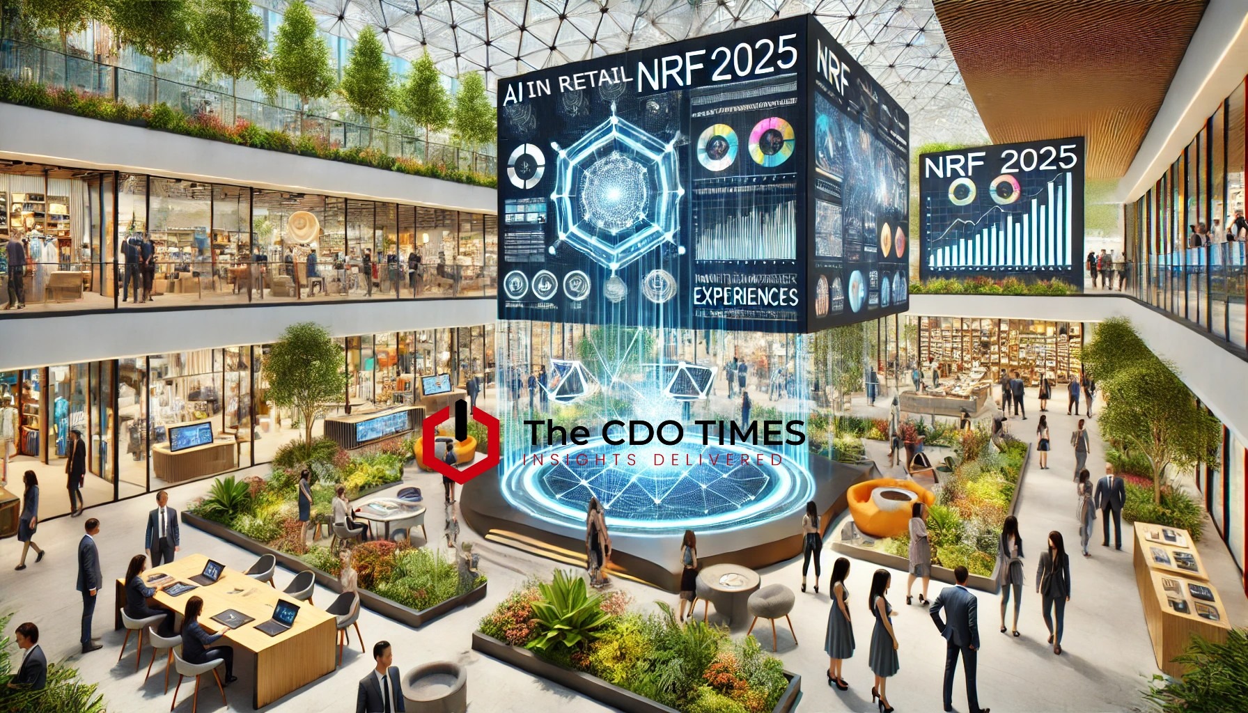 NRF 2025, featuring AI-powered displays, immersive customer experiences, and interactive retail solutions
