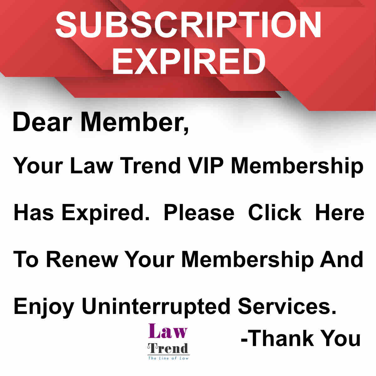 Expiration Popup